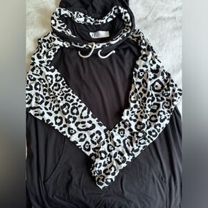 Hazel Blues cheetah hoodie